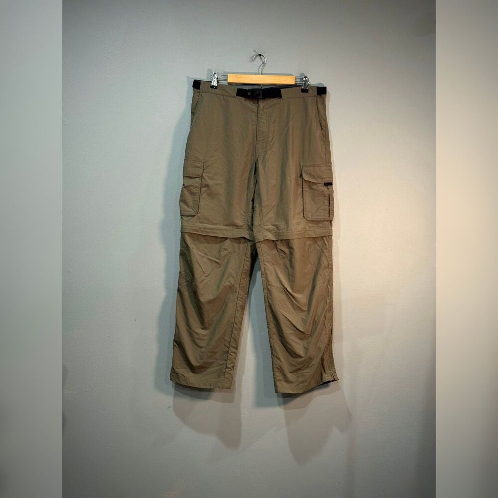 Men's Olive Green EMS Cargo Convertible Pants Size 34 (S) EUC